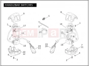 Harley-Davidson 2008 DYNA DYNA SUPER GLIDE  - FXD HANDLEBAR SWITCHES