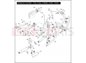Harley-Davidson 2008 DYNA DYNA SUPER GLIDE CUSTOM  - FXDC EXHAUST SYSTEM - FXD, FXDL, FXDWG, FXDC, FXDB