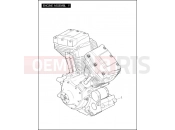 Harley-Davidson 2008 SOFTAIL FAT BOY  - FLSTF ENGINE ASSEMBLY - TWIN CAM 96â¢
