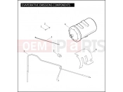Harley-Davidson 2008 SOFTAIL CROSS BONES  - FLSTSB EVAPORATIVE EMISSIONS COMPONENTS
