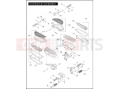 Harley-Davidson 2008 SOFTAIL ROCKER C  - FXCWC FOOTRESTS & FOOTBOARDS