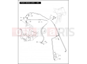 Harley-Davidson 2008 TOURING ELECTRA GLIDE STANDARD  - FLHT FRONT BRAKE LINES - ABS
