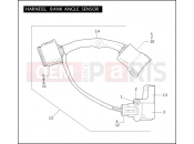 Harley-Davidson 2008 TOURING ELECTRA GLIDE CLASSIC  - FLHTC HARNESS, BANK ANGLE SENSOR