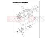 Harley-Davidson 2008 TOURING ELECTRA GLIDE CLASSIC  - FLHTC TRANSMISSION BEARINGS & COVERS