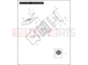 Harley-Davidson 2008 VRSC VRSCAW W/ABS  - VRSCAWA CAM COVERS - FRONT SHOWN