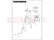 Harley-Davidson 2008 VRSC VRSCD NIGHT ROD  - VRSCD WIRING HARNESS - NON ABS (CONTINUED)