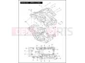 Harley-Davidson 2008 VRSC VRSCD NIGHT ROD  - VRSCD 105 CRANKCASE - UPPER & LOWER