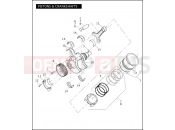 Harley-Davidson 2008 VRSC VRSCD NIGHT ROD  - VRSCD 105 PISTONS & CRANKSHAFTS
