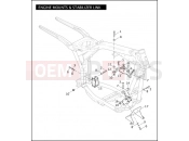 Harley-Davidson 2007 CVO/CUSTOM CVO DYNA  - FXDSE ENGINE MOUNTS & STABILIZER LINK
