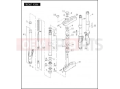 Harley-Davidson 2007 CVO/CUSTOM CVO DYNA  - FXDSE FRONT FORK