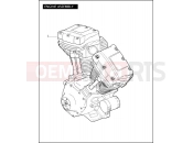 HARLEY-DAVIDSON DYNA SUPER GLIDE CUSTOM  - FXDC ENGINE ASSEMBLY - TWIN CAM 96â¢