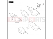 HARLEY-DAVIDSON DYNA SUPER GLIDE CUSTOM  - FXDC SEATS