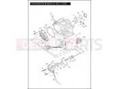 HARLEY-DAVIDSON DYNA SUPER GLIDE CUSTOM  - FXDC TRANSMISSION BEARINGS & SIDE COVERS