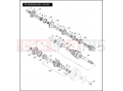 Harley-Davidson 2007 DYNA DYNA WIDE GLIDE  - FXDWG TRANSMISSION GEARS