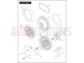 HARLEY-DAVIDSON NIGHT TRAIN  - FXSTB FRONT WHEEL (2 OF 2)