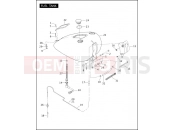 HARLEY-DAVIDSON NIGHT TRAIN  - FXSTB FUEL TANK