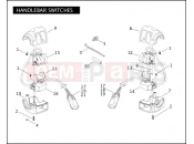HARLEY-DAVIDSON NIGHT TRAIN  - FXSTB HANDLEBAR SWITCHES