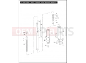 Harley-Davidson 2007 TOURING ULTRA CLASSIC  - FLHTCU FRONT FORK - LEFT & RIGHT (NON-FAIRING MODELS)