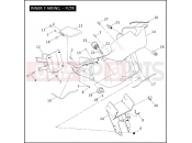 Harley-Davidson 2007 TOURING ROAD GLIDE  - FLTR INNER FAIRING - FLTR