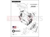 HARLEY-DAVIDSON VRSCD NIGHT ROD  - VRSCD COSMETIC COVERS