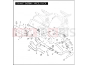 HARLEY-DAVIDSON VRSCD NIGHT ROD  - VRSCD EXHAUST SYSTEM - VRSCD, VRSCR