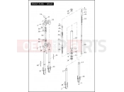 HARLEY-DAVIDSON VRSCD NIGHT ROD  - VRSCD FRONT FORK - VRSCR
