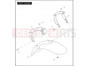 Harley-Davidson 2007 VRSC VRSCX SCREAMIN' EAGLE V-ROD  - VRSCX FRONT FENDER