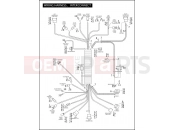 Harley-Davidson 2006 CVO/CUSTOM CVO ULTRA CLASSIC  - FLHTCUSE WIRING HARNESS, INTERCONNECT