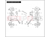 HANDLEBAR SWITCHES - Harley-Davidson CVO VR DESTROYER - VRXSE 2006