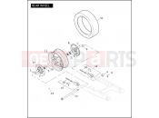 REAR WHEEL - Harley-Davidson CVO VR DESTROYER - VRXSE 2006
