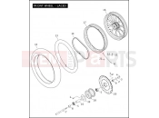 Harley-Davidson 2006 DYNA DYNA STREET BOB  - FXDBI FRONT WHEEL - LACED