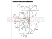 Harley-Davidson 2006 TOURING ELECTRA GLIDE STANDARD  - FLHTI WIRING HARNESS, INTERCONNECT - FLHT & FLHX
