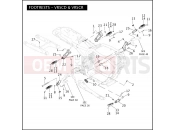 Harley-Davidson 2006 VRSC VRSCA V-ROD  - VRSCA 105 FOOTRESTS - VRSCD & VRSCR
