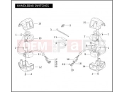 Harley-Davidson 2006 VRSC VRSCA V-ROD  - VRSCA 105 HANDLEBAR SWITCHES