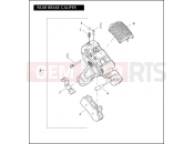 Harley-Davidson 2006 VRSC VRSCA V-ROD  - VRSCA 105 REAR BRAKE CALIPER