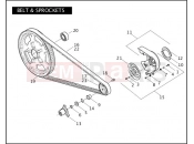 Harley-Davidson 2006 VRSC VRSCD NIGHT ROD  - VRSCD BELT & SPROCKETS