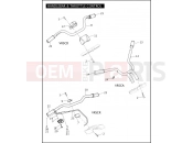 Harley-Davidson 2006 VRSC VRSCD NIGHT ROD  - VRSCD HANDLEBAR & THROTTLE CONTROL