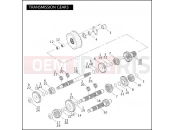 Harley-Davidson 2005 DYNA DYNA SUPER GLIDE  - FXD TRANSMISSION GEARS