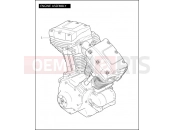 Harley-Davidson 2005 DYNA DYNA SUPER GLIDE  - FXDI ENGINE ASSEMBLY - TWIN CAM 88â¢
