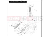 Harley-Davidson 2005 DYNA DYNA WIDE GLIDE  - FXDWG SHOCK ABSORBERS - HYDRAULIC