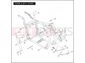 Harley-Davidson 2005 SOFTAIL FAT BOY  - FLSTF FRAME & JIFFY STAND