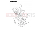 Harley-Davidson 2005 SOFTAIL FAT BOY  - FLSTFI ENGINE ASSEMBLY - Twin Cam 88Bâ¢