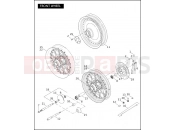 Harley-Davidson 2005 SOFTAIL SOFTAIL STANDARD  - FXSTI FRONT WHEEL (2 OF 2)