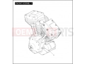 ENGINE ASSEMBLY - TWIN CAM 88â¢ - Harley-Davidson ROAD KING - FLHR 2005