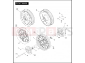 Harley-Davidson 2005 TOURING ELECTRA GLIDE STANDARD  - FLHT FRONT WHEEL
