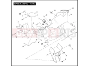 Harley-Davidson 2005 TOURING ELECTRA GLIDE STANDARD  - FLHT INNER FAIRING - FLTRI