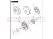Harley-Davidson 2005 TOURING ELECTRA GLIDE CLASSIC  - FLHTC REAR WHEEL