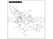 Harley-Davidson 2005 VRSC VRSCA V-ROD  - VRSCA FRAME & JIFFY STAND