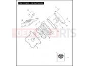 Harley-Davidson 2005 VRSC VRSCB V-ROD  - VRSCB CAM COVERS - FRONT SHOWN