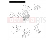 HARLEY-DAVIDSON DYNA SUPER GLIDE  - FXD LICENSE PLATE BRACKETS